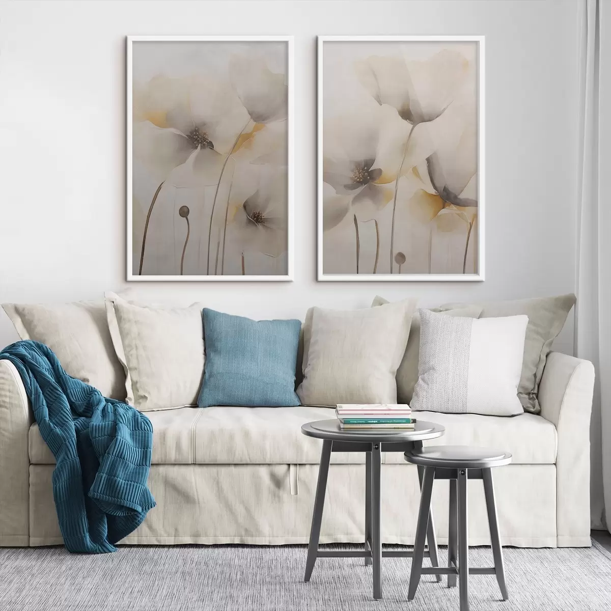Plakat Lekkie maki w pastelowych odcieniach d31090
