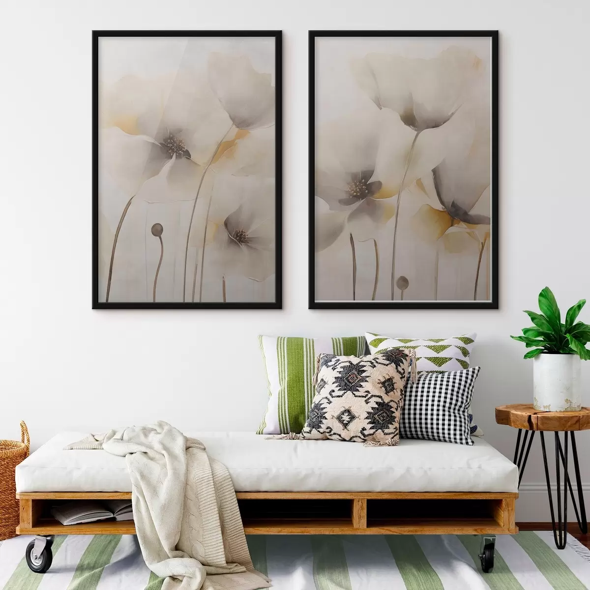 Plakat Lekkie maki w pastelowych odcieniach d31090