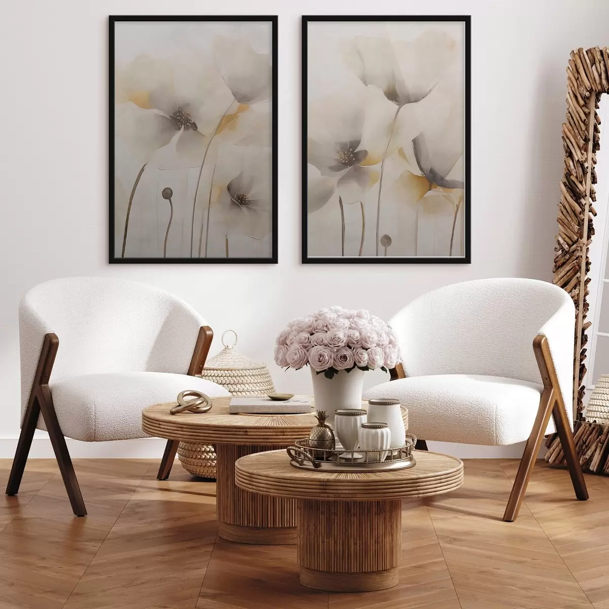 Plakat Lekkie maki w pastelowych odcieniach d31090