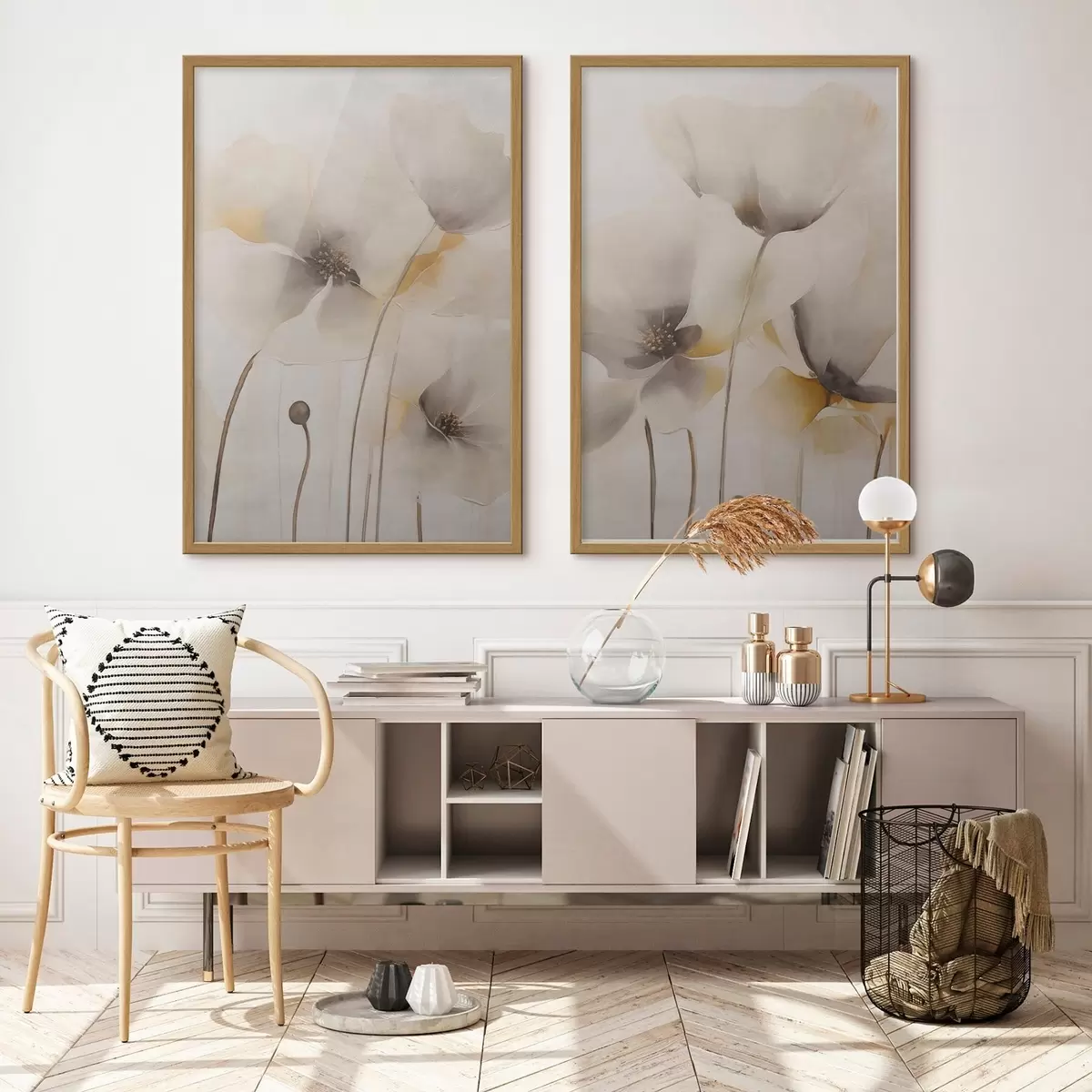 Plakat Lekkie maki w pastelowych odcieniach d31090