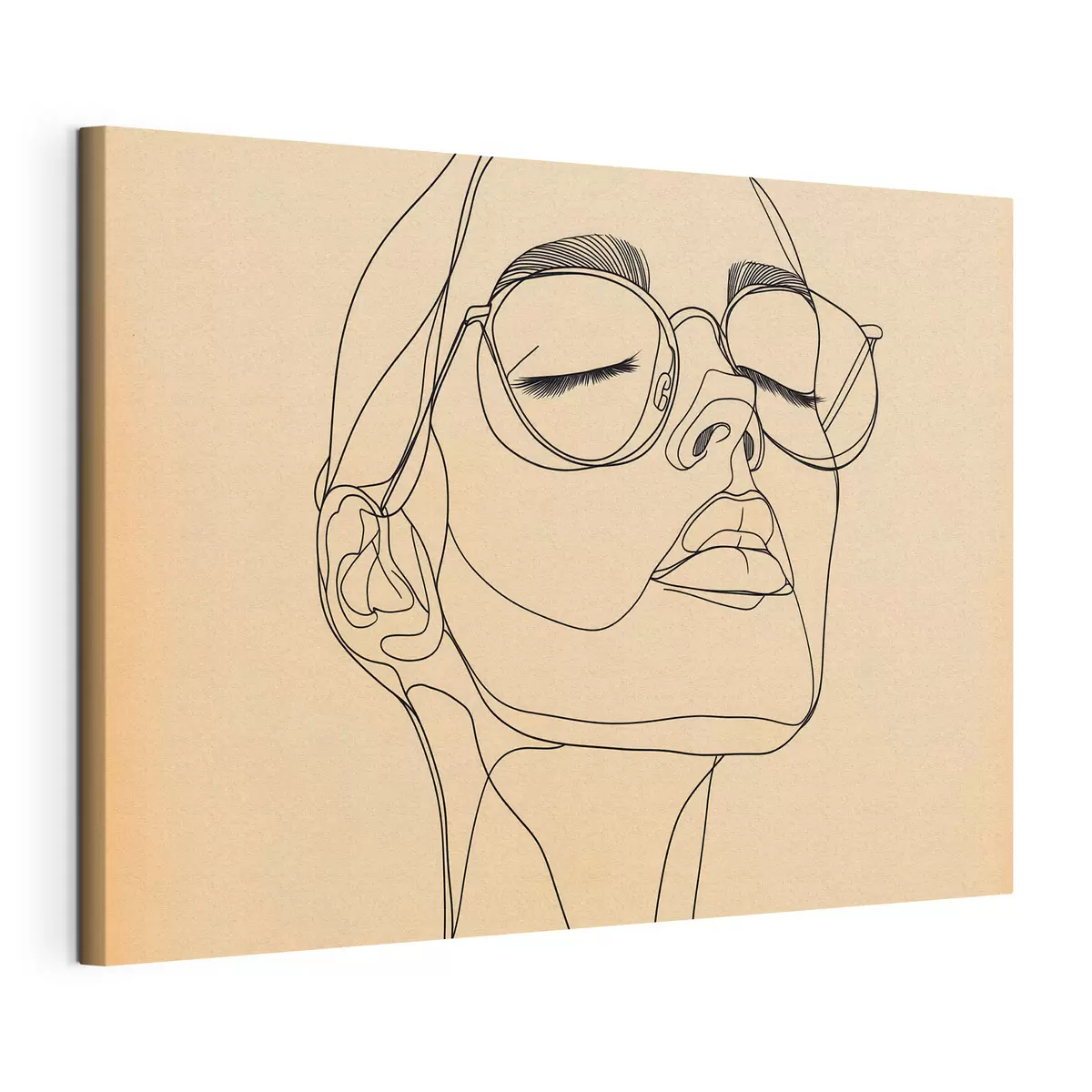 Obraz Liniowy portret kobiety s51145