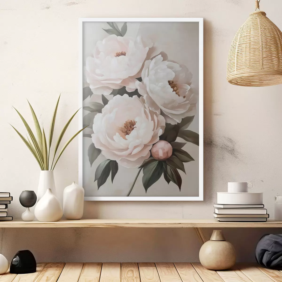 Plakat Piwonie f51154