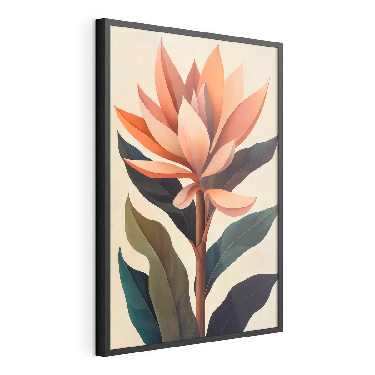Plakat Abstrakcyjny kwiat f51155