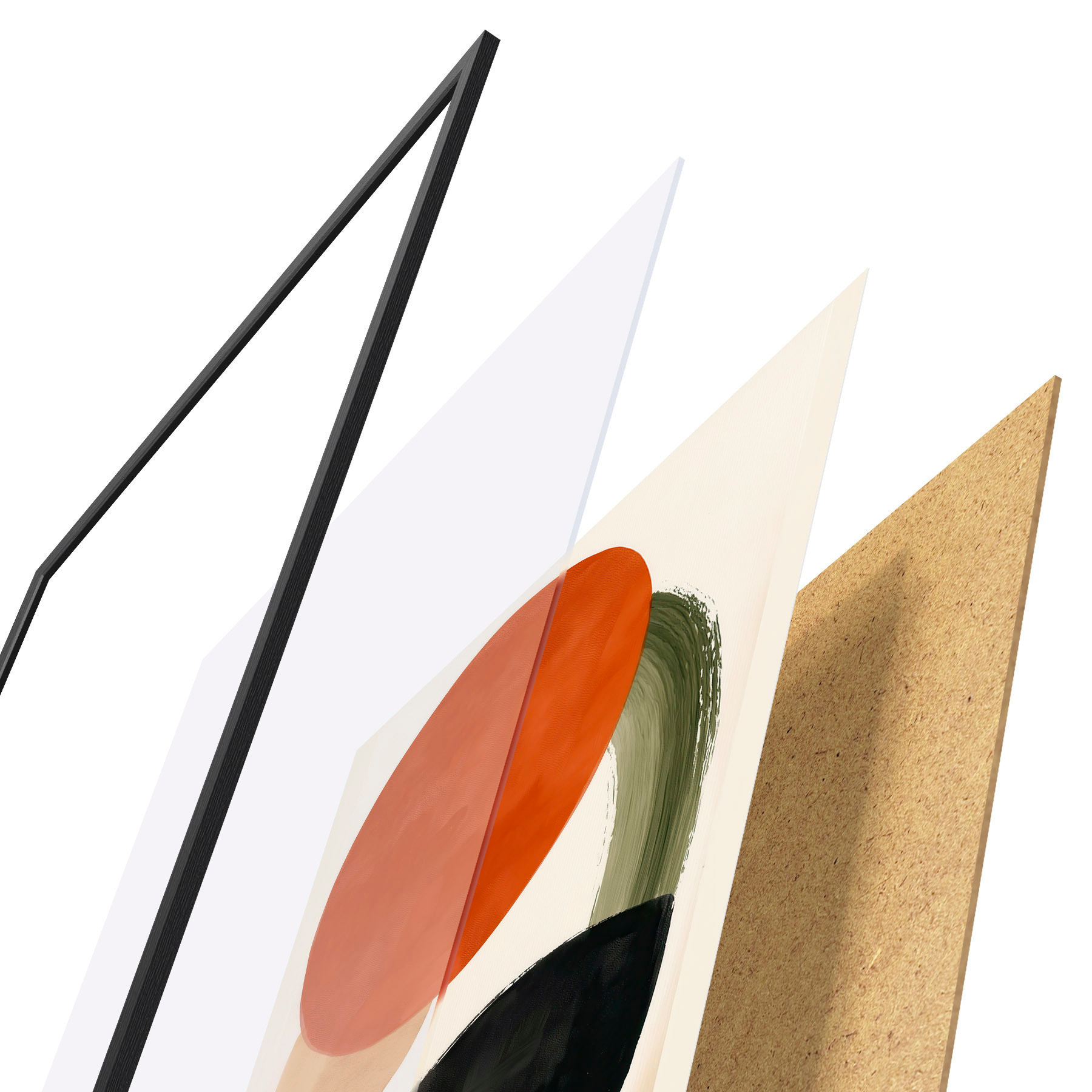 Plakat Abstrakcja geometryczna d31085