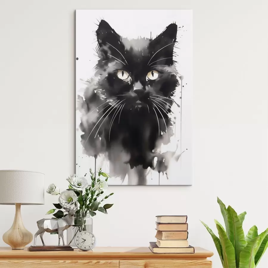 Obraz Portret kota, imitacja obrazu s51169