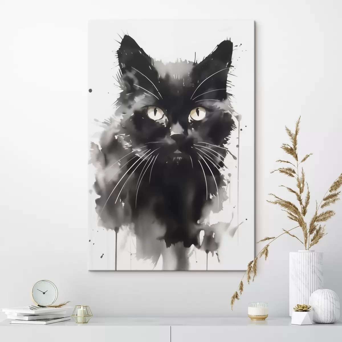 Obraz Portret kota, imitacja obrazu s51169