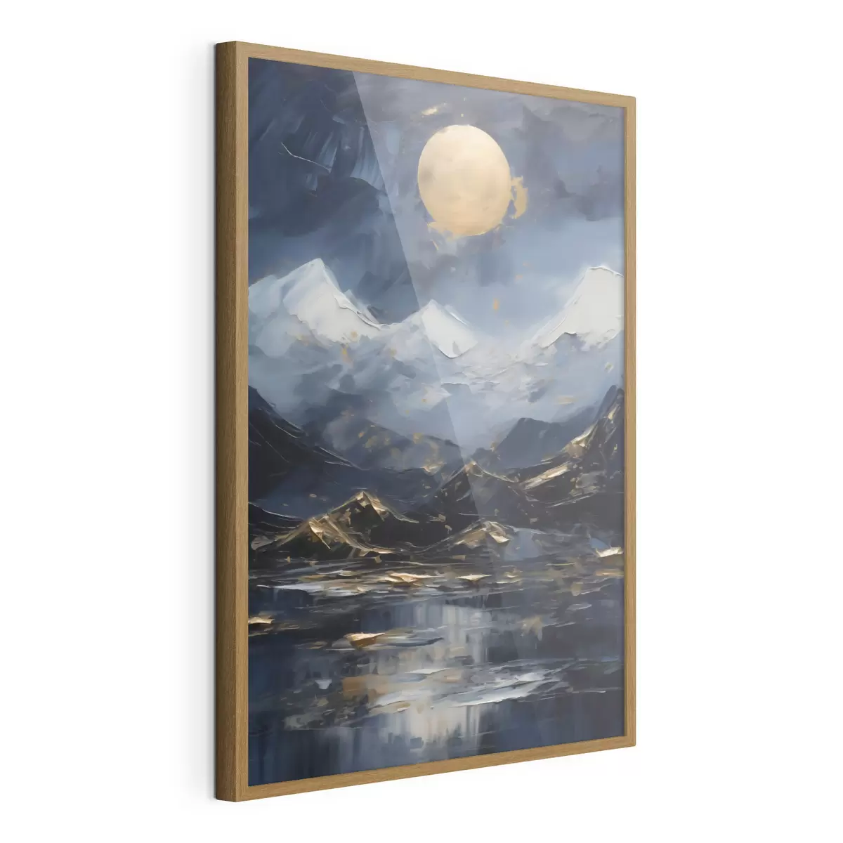 Plakat Krajobraz górski, imitacja obrazu f51164