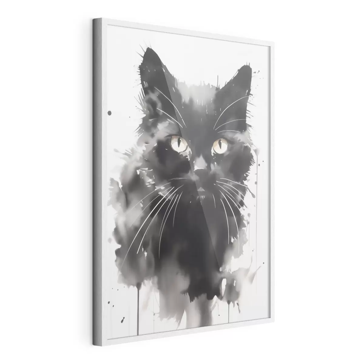 Plakat Portret kota, imitacja obrazu f51169
