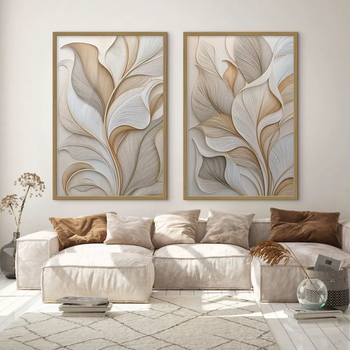 Plakat Liście abstrakcyjne d31038