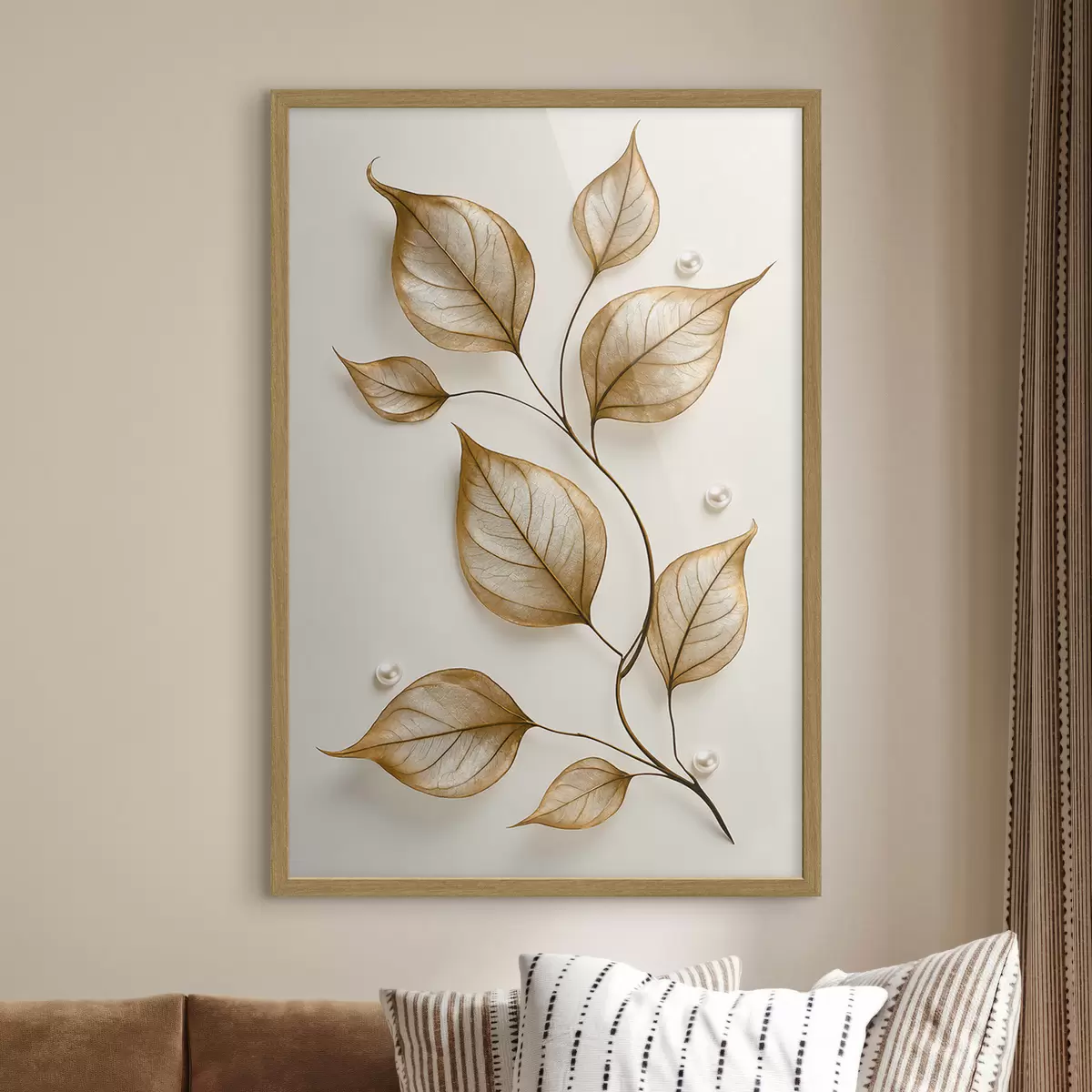 Plakat Elegancka gałązka roślinna f50866