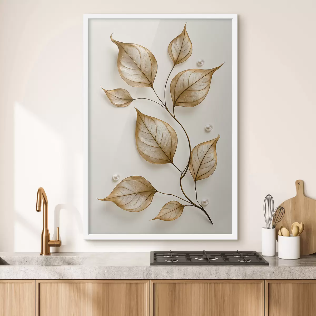 Plakat Elegancka gałązka roślinna f50866