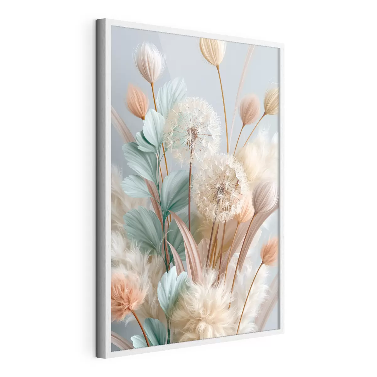 Plakat Delikatne mlecze i polne kwiaty f51182