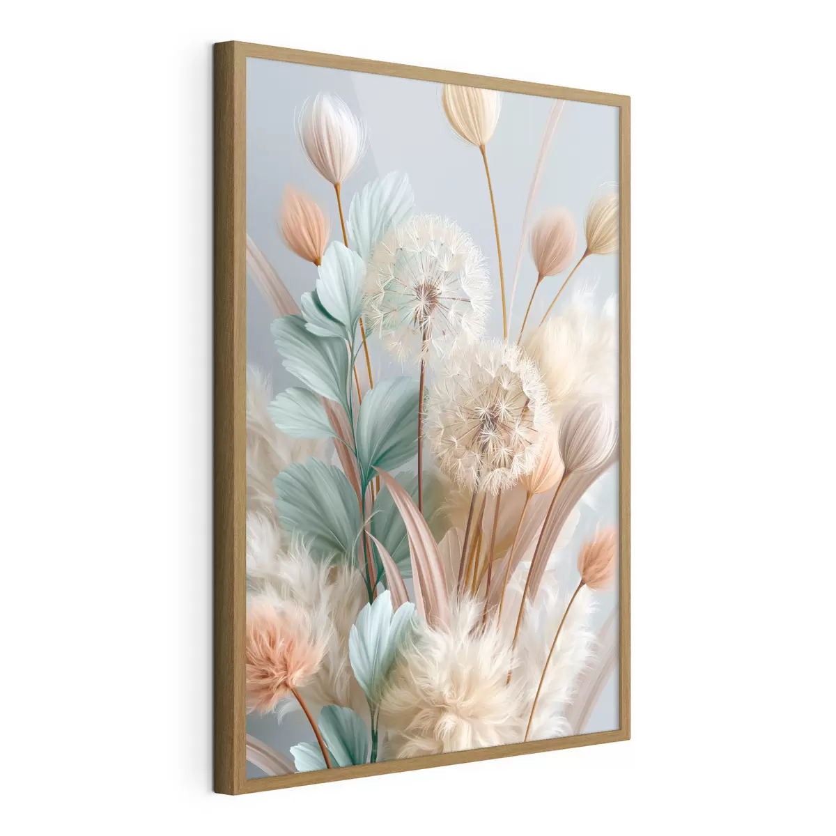 Plakat Delikatne mlecze i polne kwiaty f51182