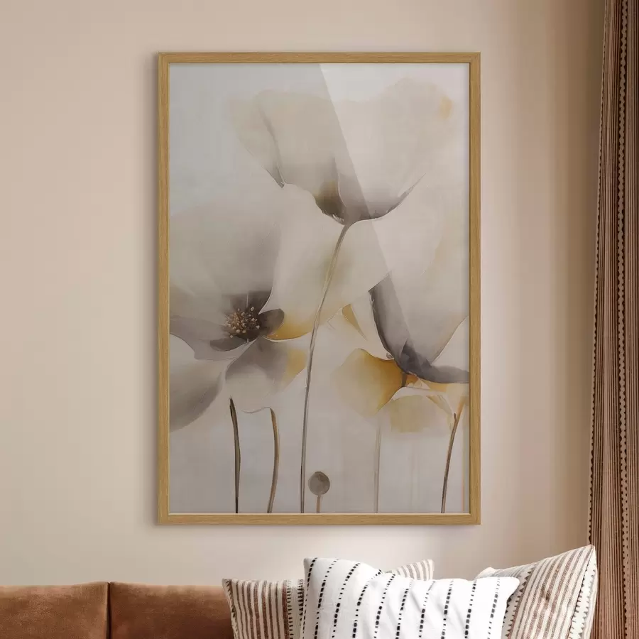 Fototapeta Lekkie maki w beżowej kolorystyce f51090