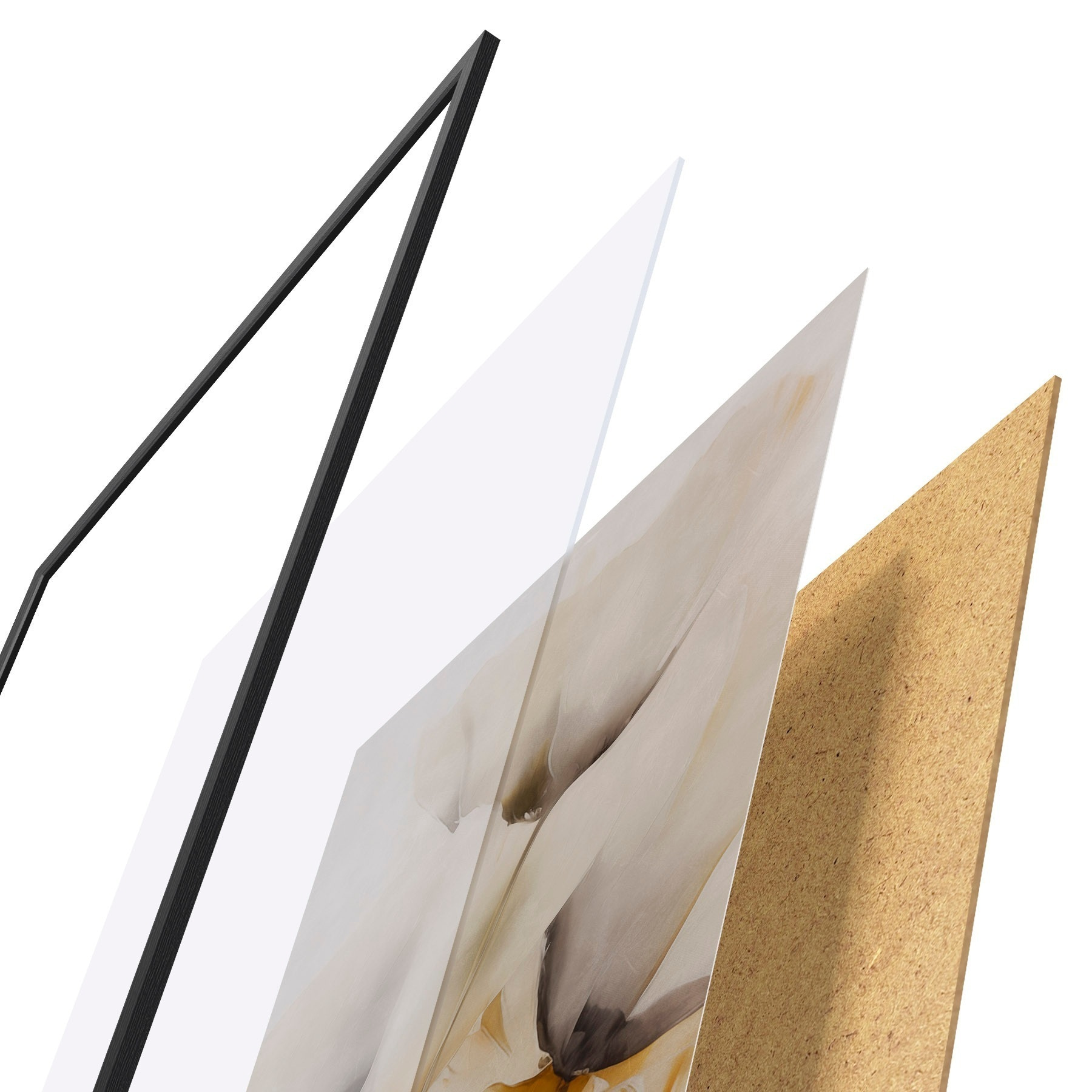Plakat Lekkie maki w beżowej kolorystyce f51090