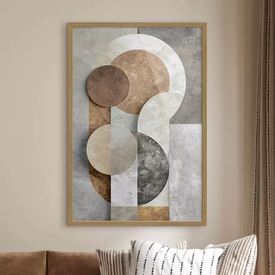 Fototapeta Abstrakcja geometryczna z okręgami f51185