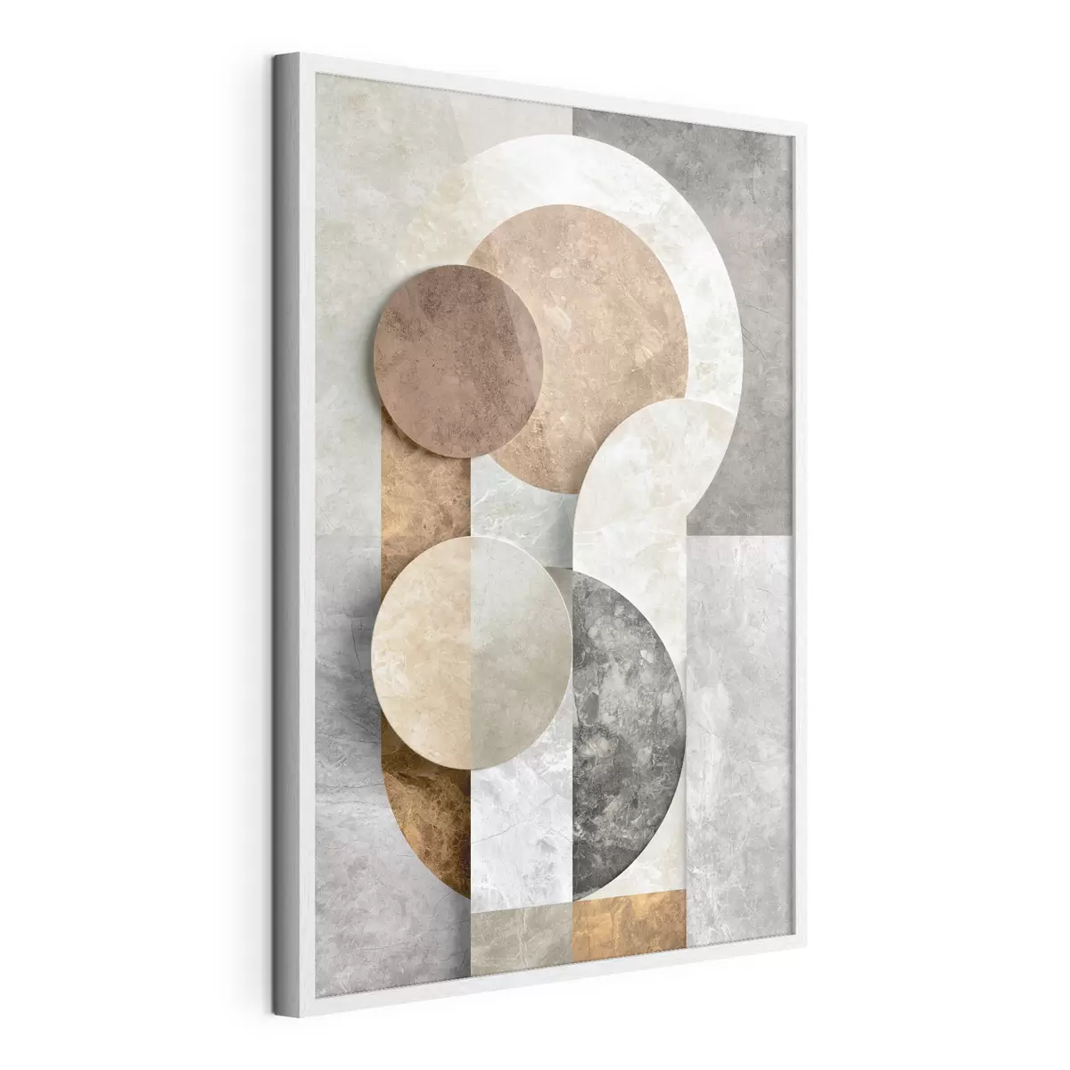 Plakat Abstrakcja geometryczna z okręgami f51185
