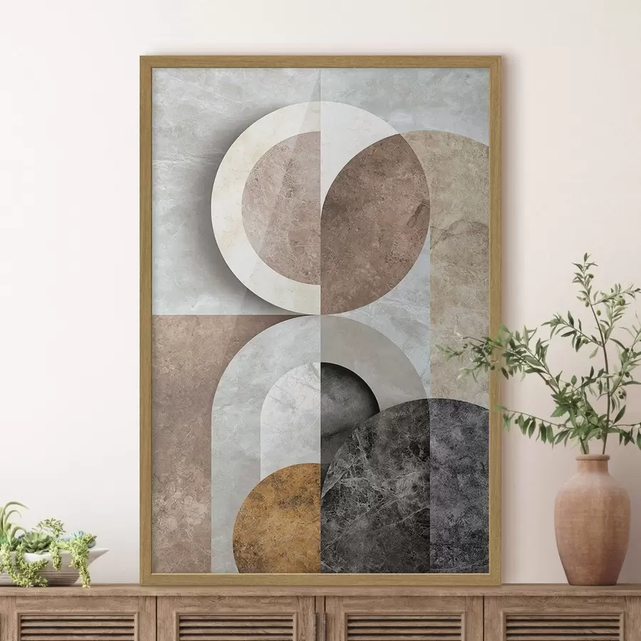 Fototapeta Kompozycja geometryczna z okręgami f51281