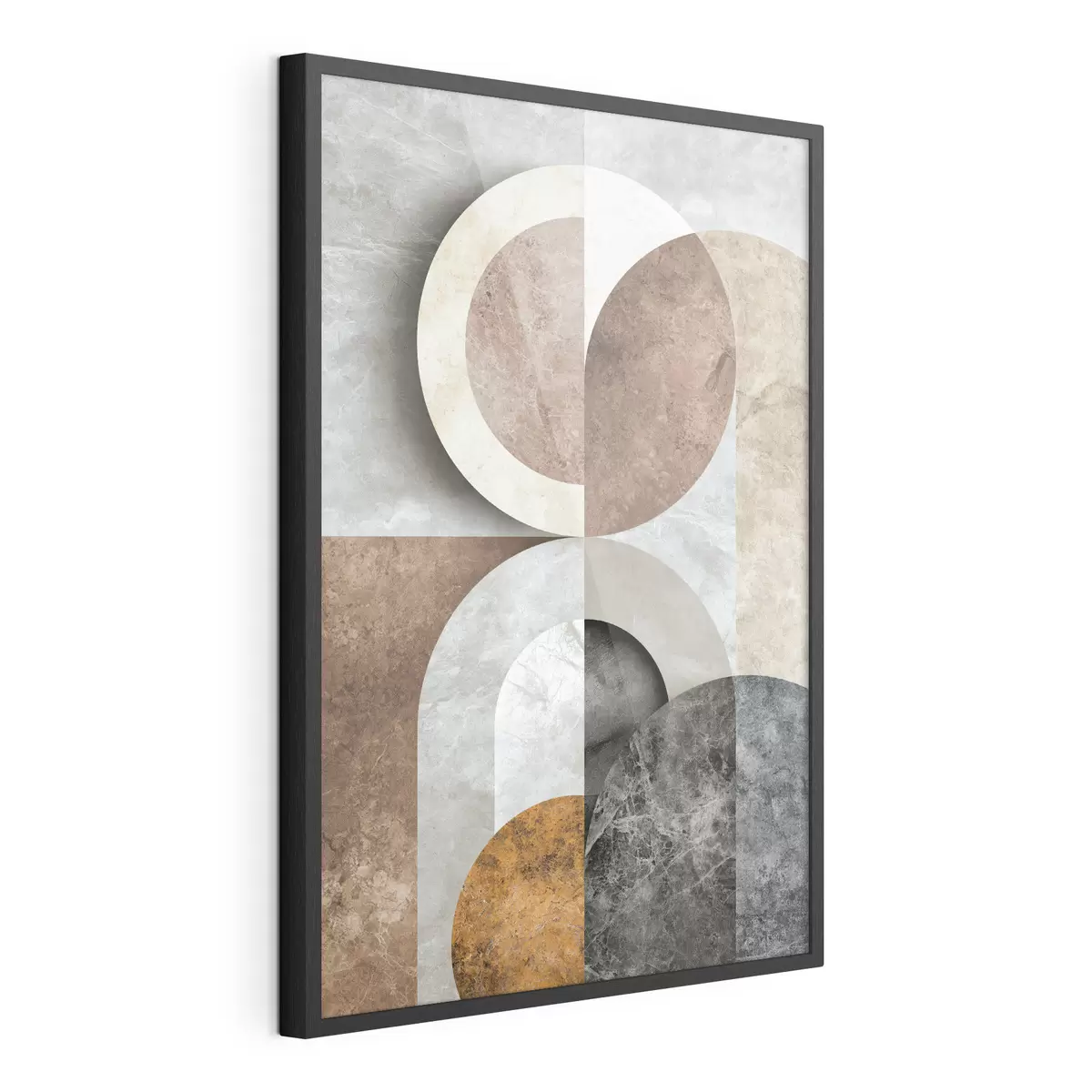 Plakat Kompozycja geometryczna z okręgami f51281