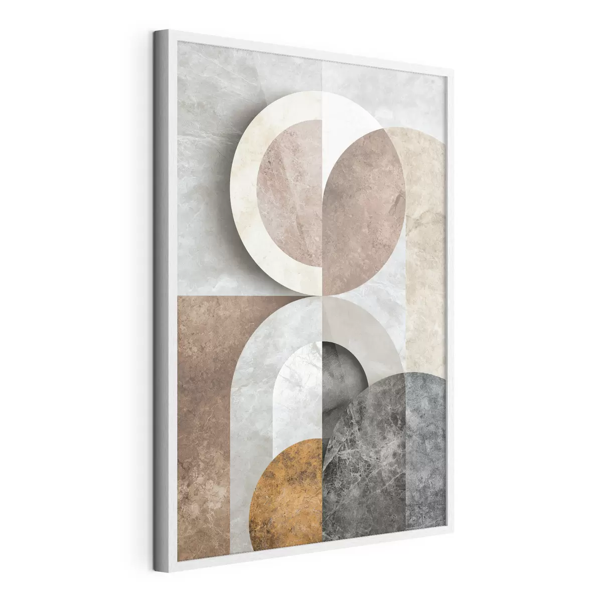 Plakat Kompozycja geometryczna z okręgami f51281