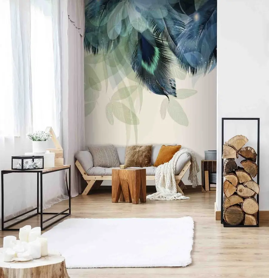 Fototapeta Pióra na niebie u72316