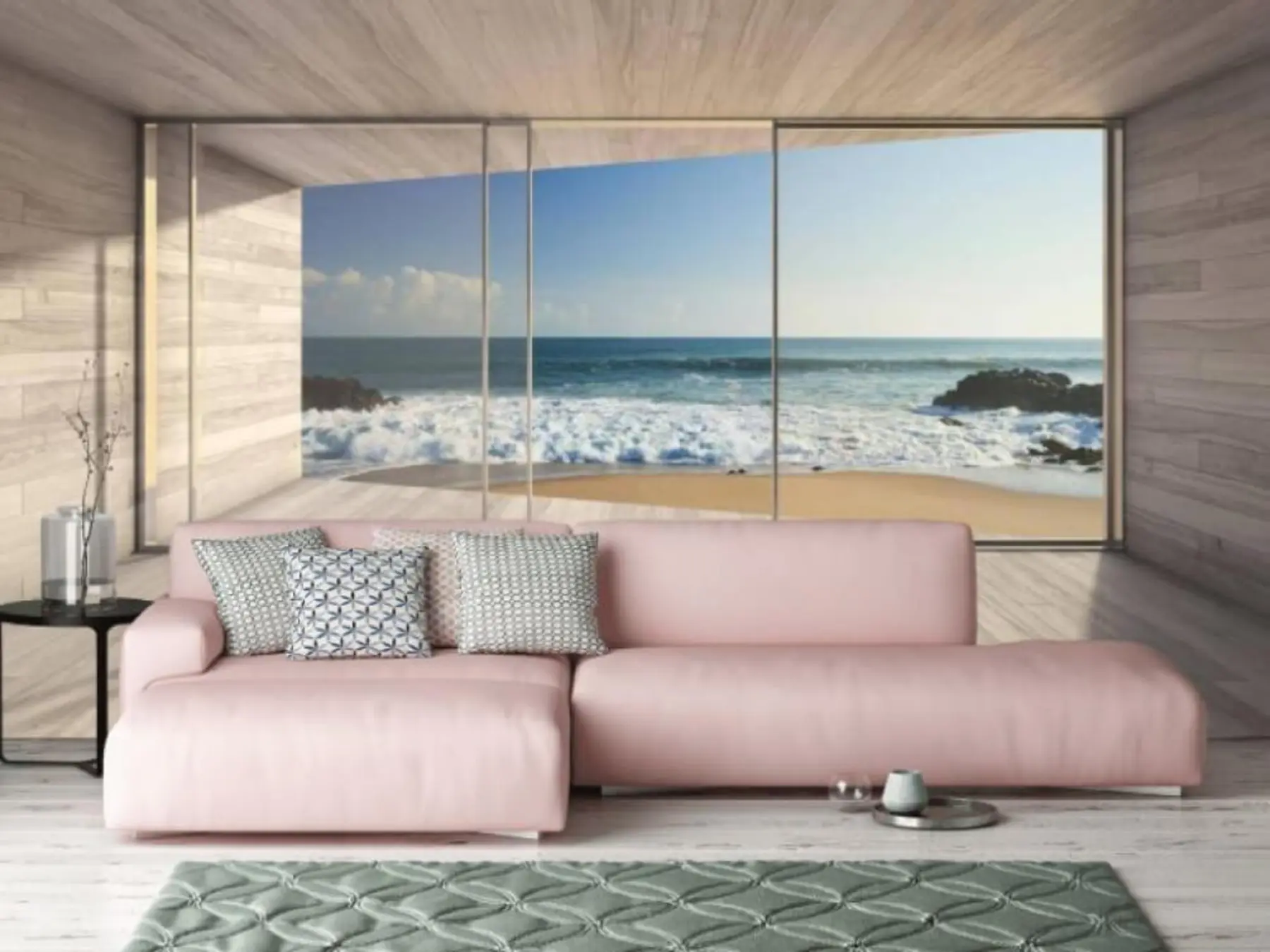Fototapeta Widok na poranny ocean u78563