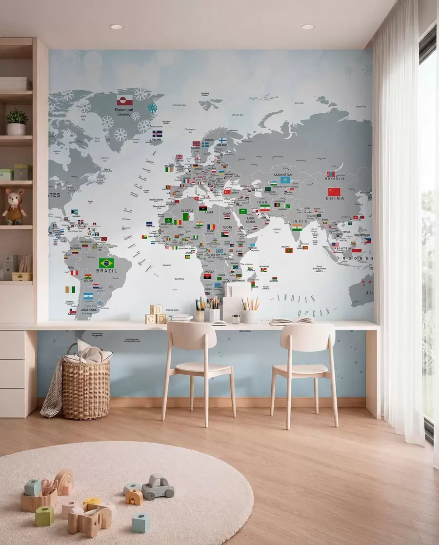 Fototapeta Atlas flag świata u72599