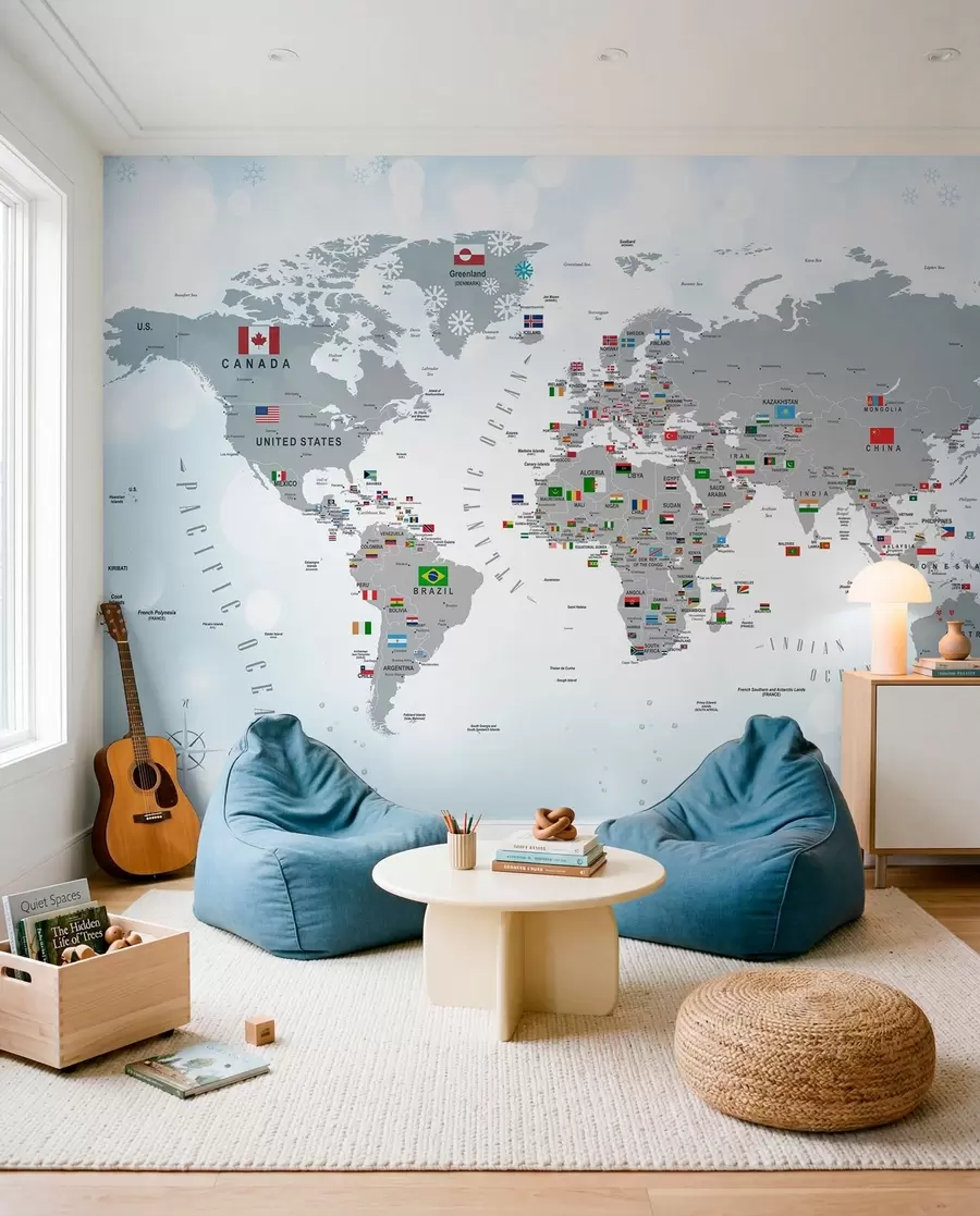 Fototapeta Atlas flag świata u72599