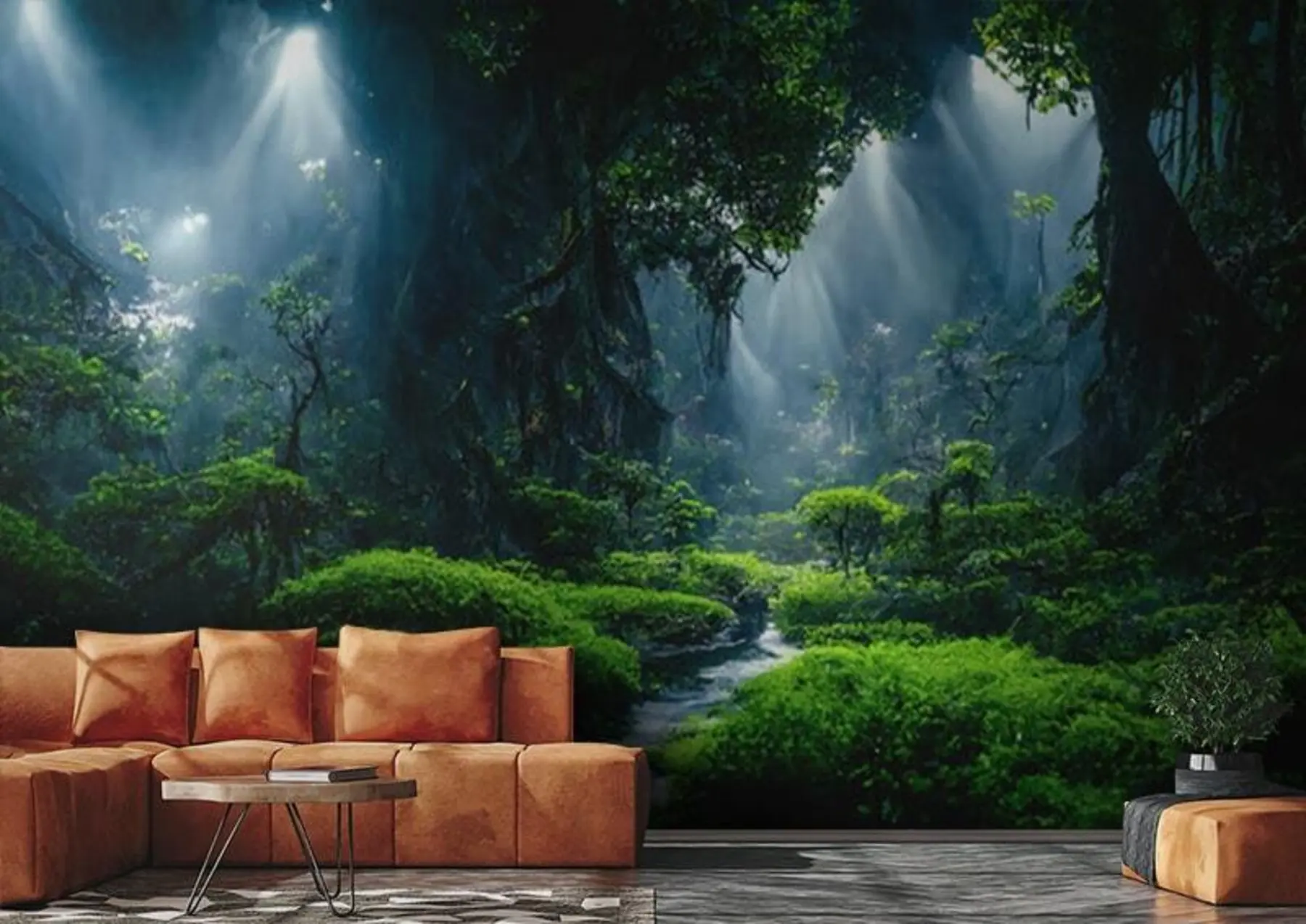 Fototapeta Naturalny krajobraz leśny u72430