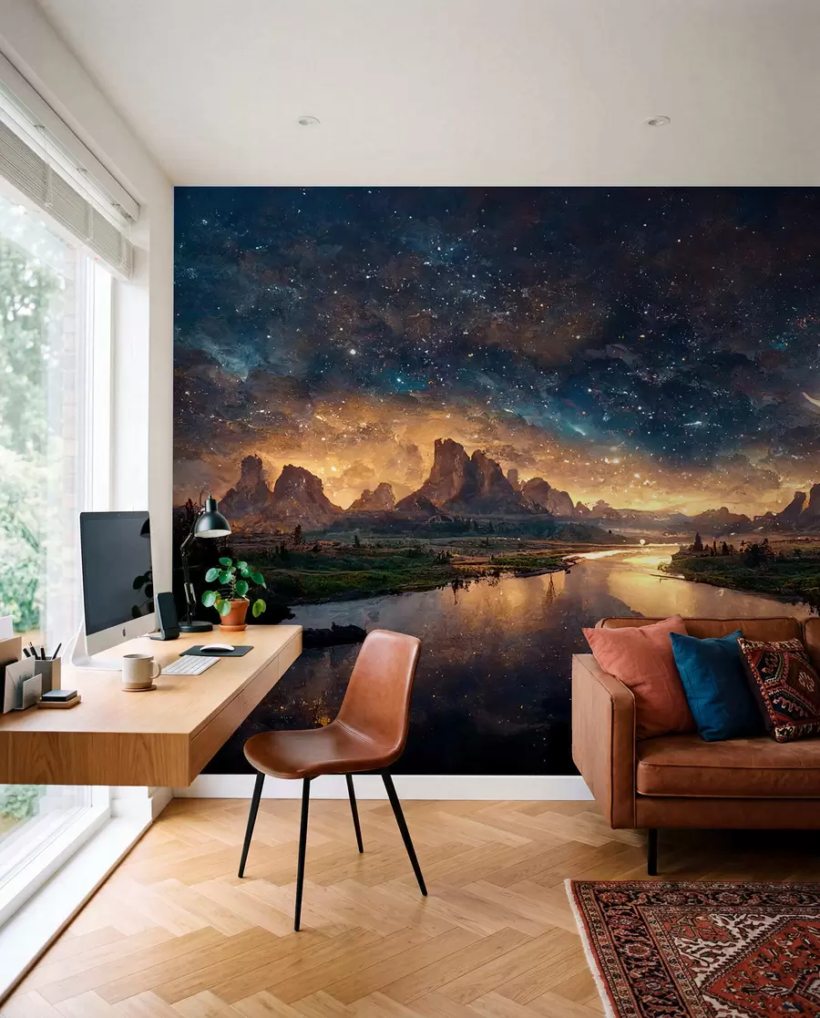 Fototapeta Magiczna noc w innym świecie u79812