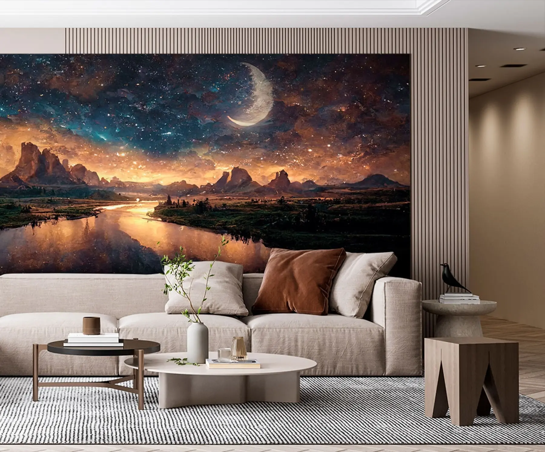 Fototapeta Magiczna noc w innym świecie u79812
