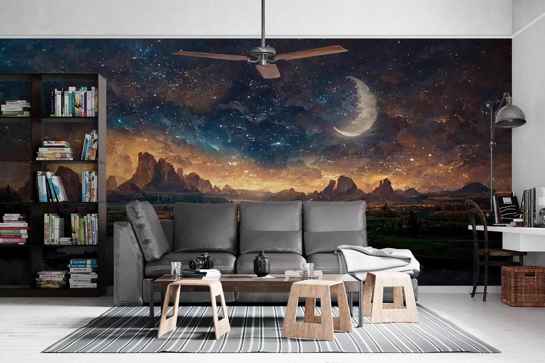 Fototapeta Magiczna noc w innym świecie u79812