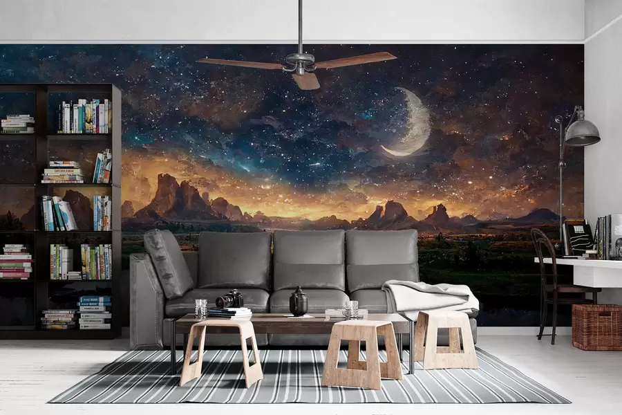 Fototapeta Magiczna noc w innym świecie u79812