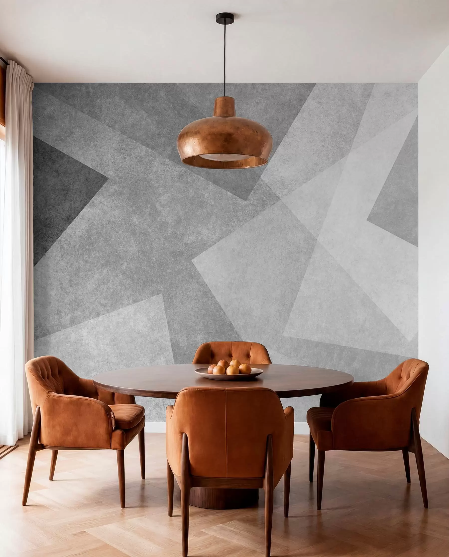 Fototapeta Geometryczna abstrakcja szarości u74057