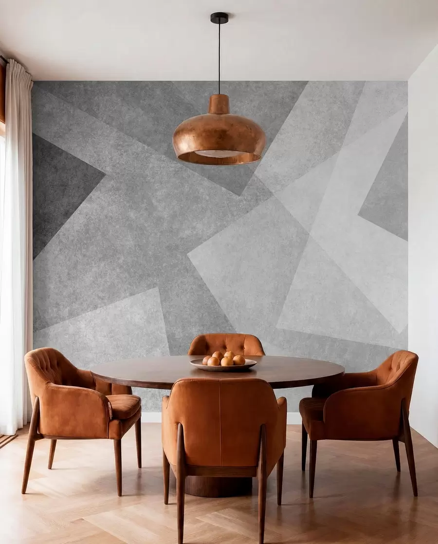 Fototapeta Geometryczna abstrakcja szarości u74057