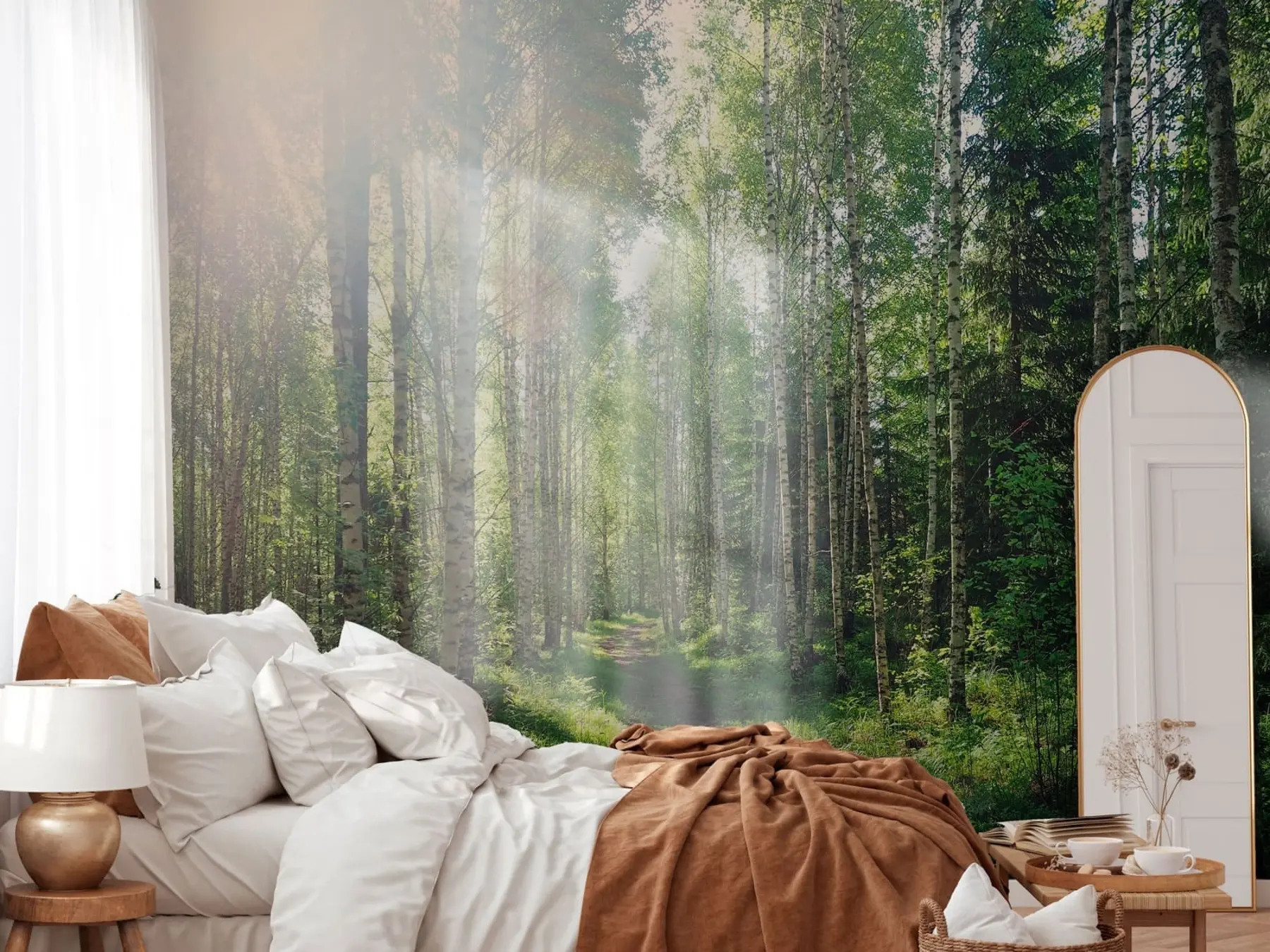 Fototapeta Zielone słońce w Finlandii u74235