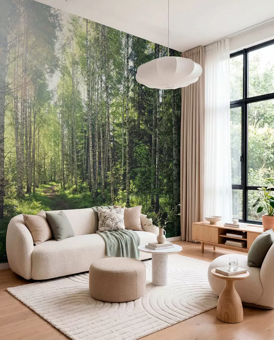 Fototapeta Zielone słońce w Finlandii u74235