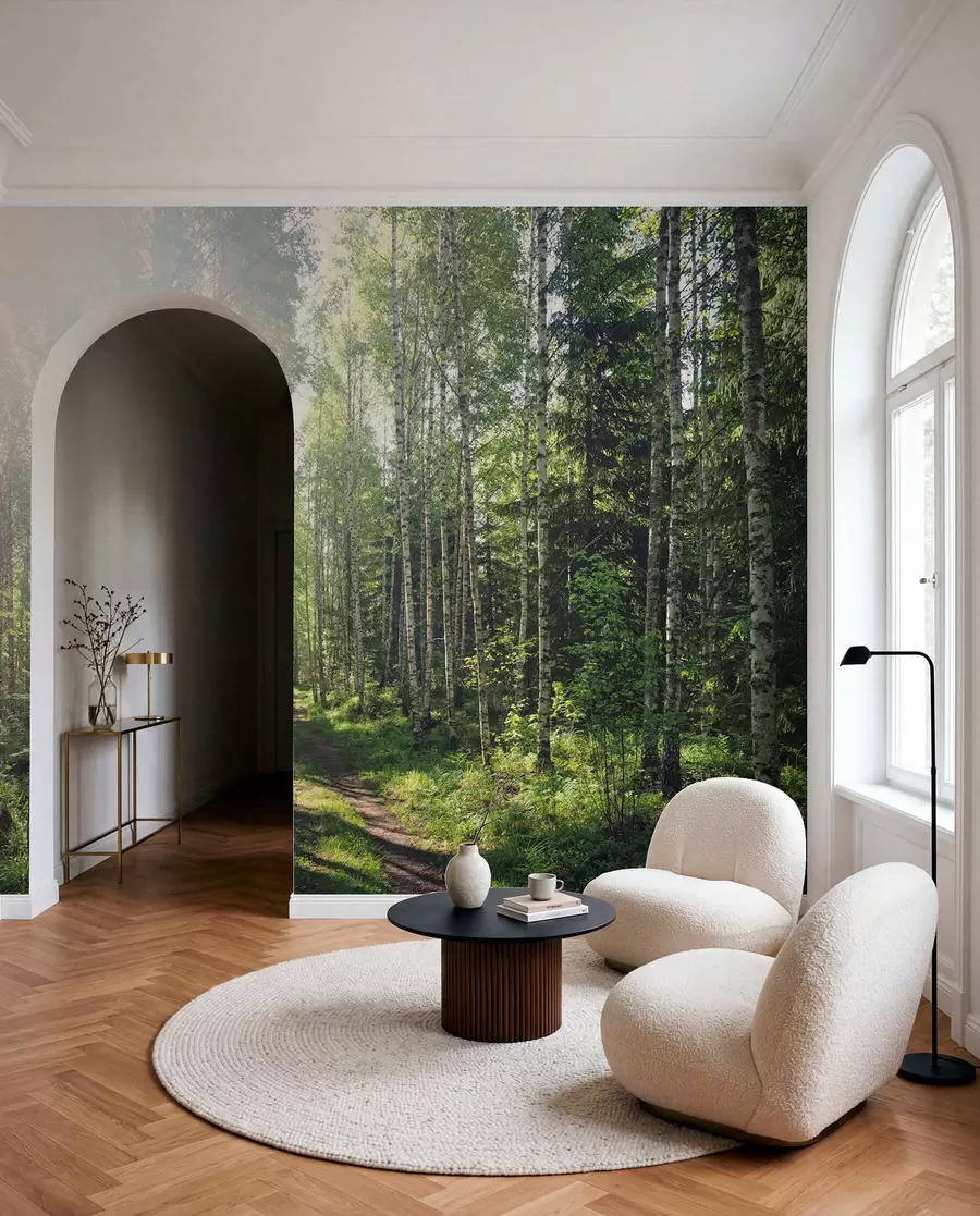 Fototapeta Zielone słońce w Finlandii u74235