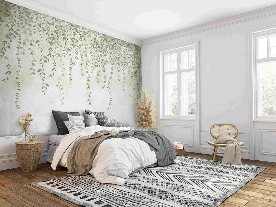 Fototapeta Winorośl z liśćmi u71244