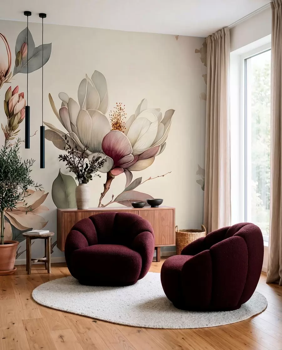 Fototapeta Ilustracja magnolia u93020