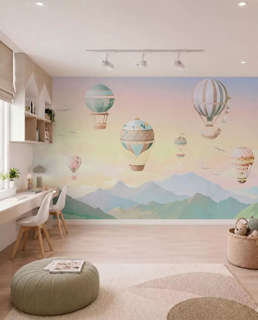 Fototapeta Balony nad doliną u94137