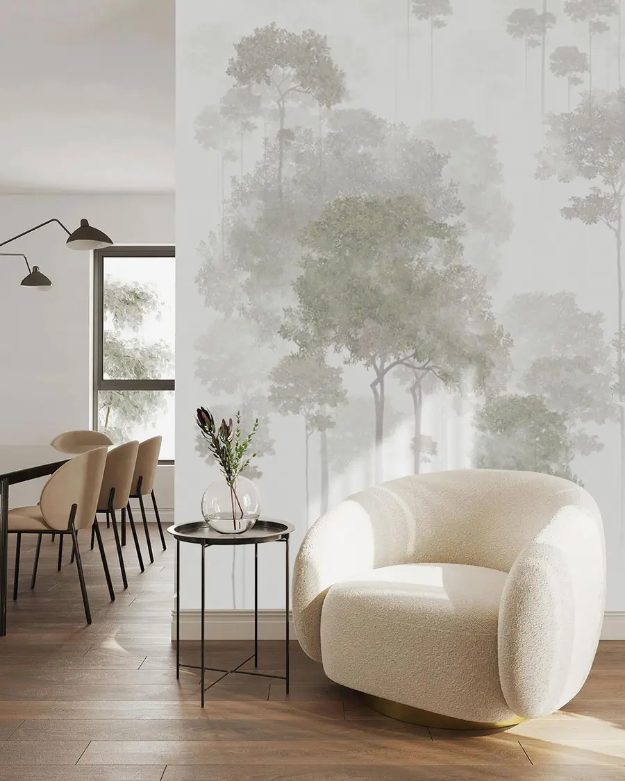 Fototapeta Kruche zielone drzewa u94301