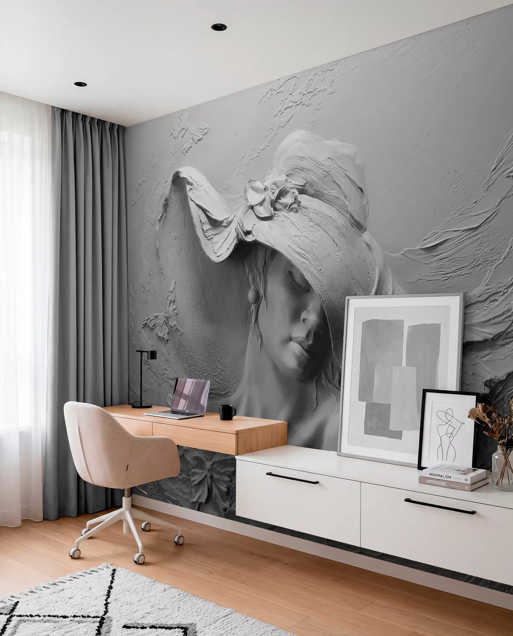 Fototapeta Kobieta w kapeluszu 3D u62592