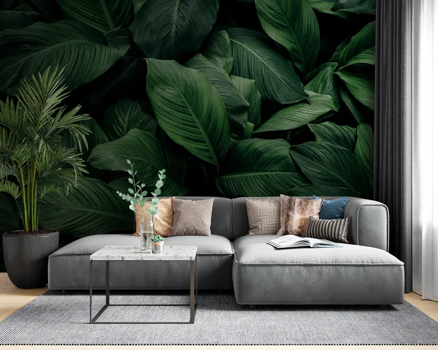 Fototapeta Abstrakcyjne liście tropikalne u75827