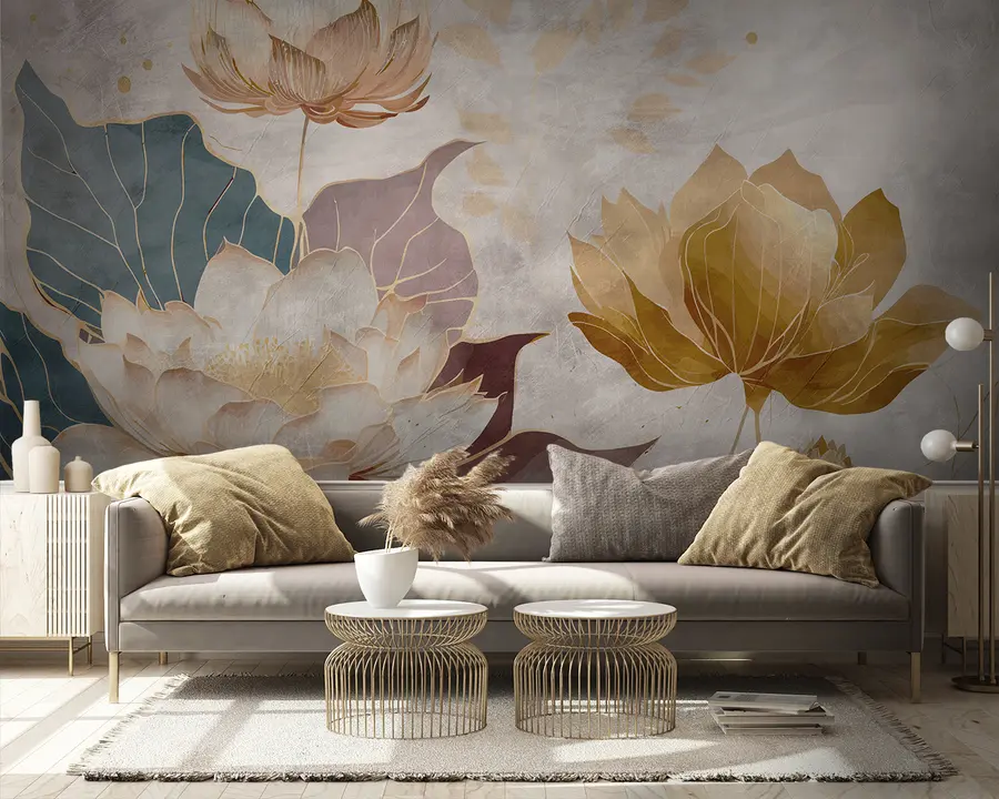 Fototapeta Piękne duże kwiaty u95418