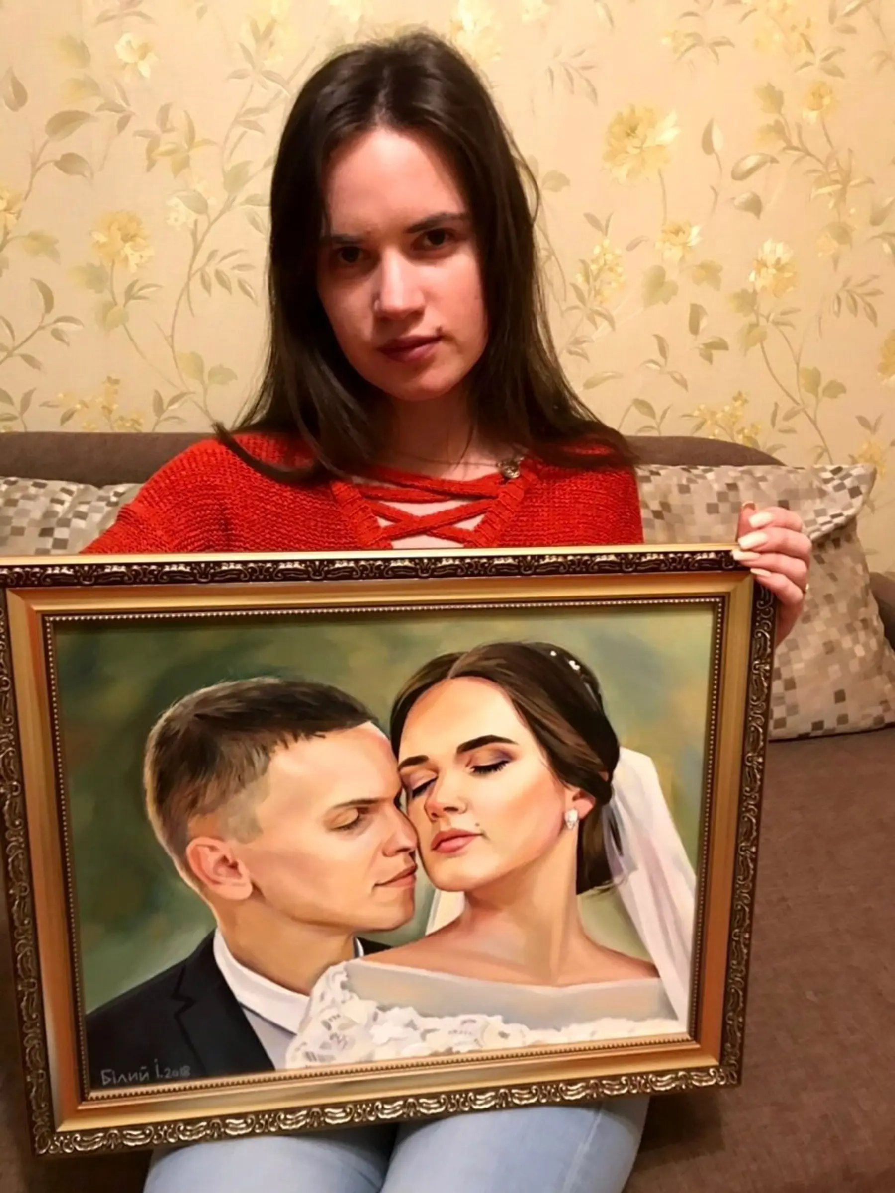 Obraz Portret na płótnie s34644