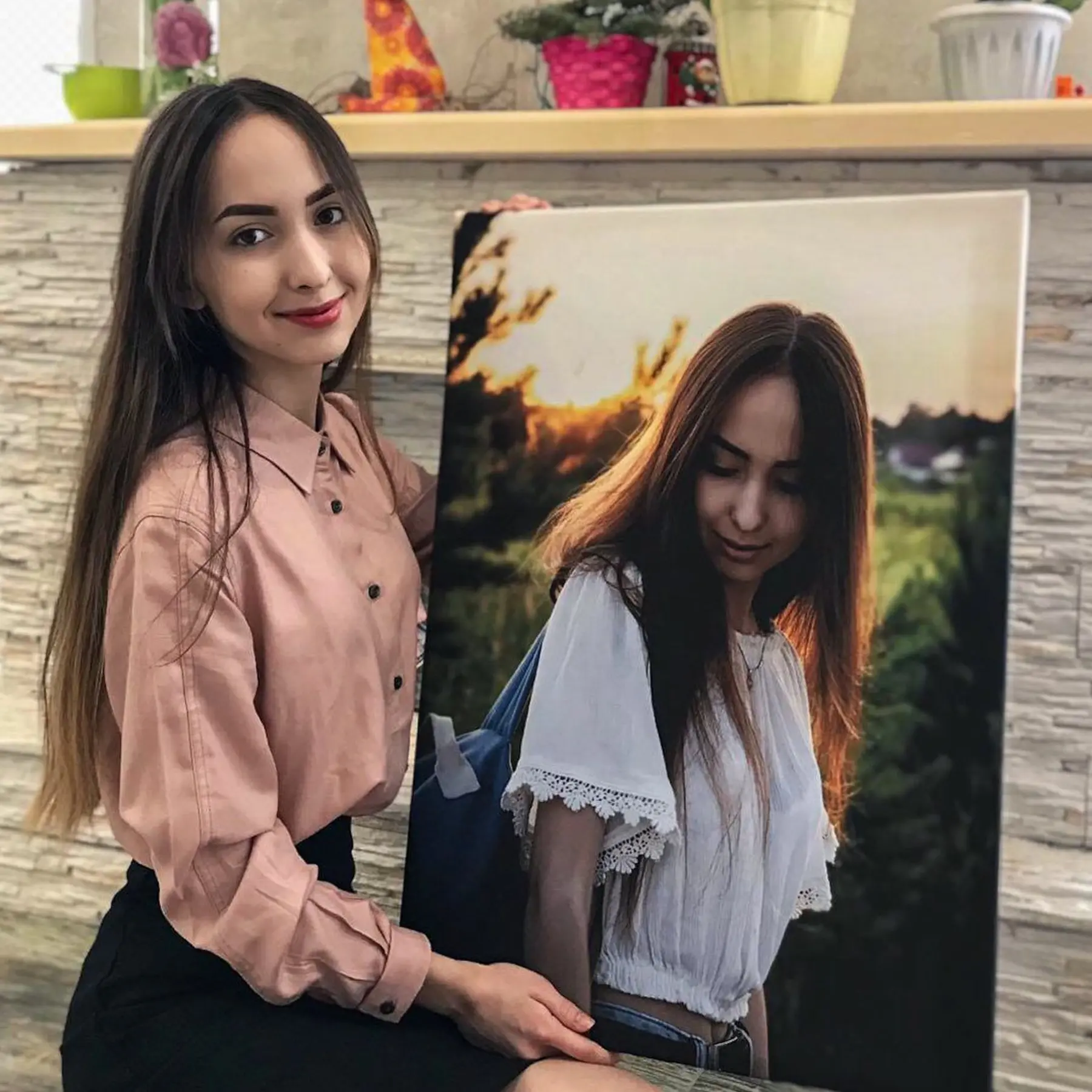 Obraz Portret na płótnie s34674