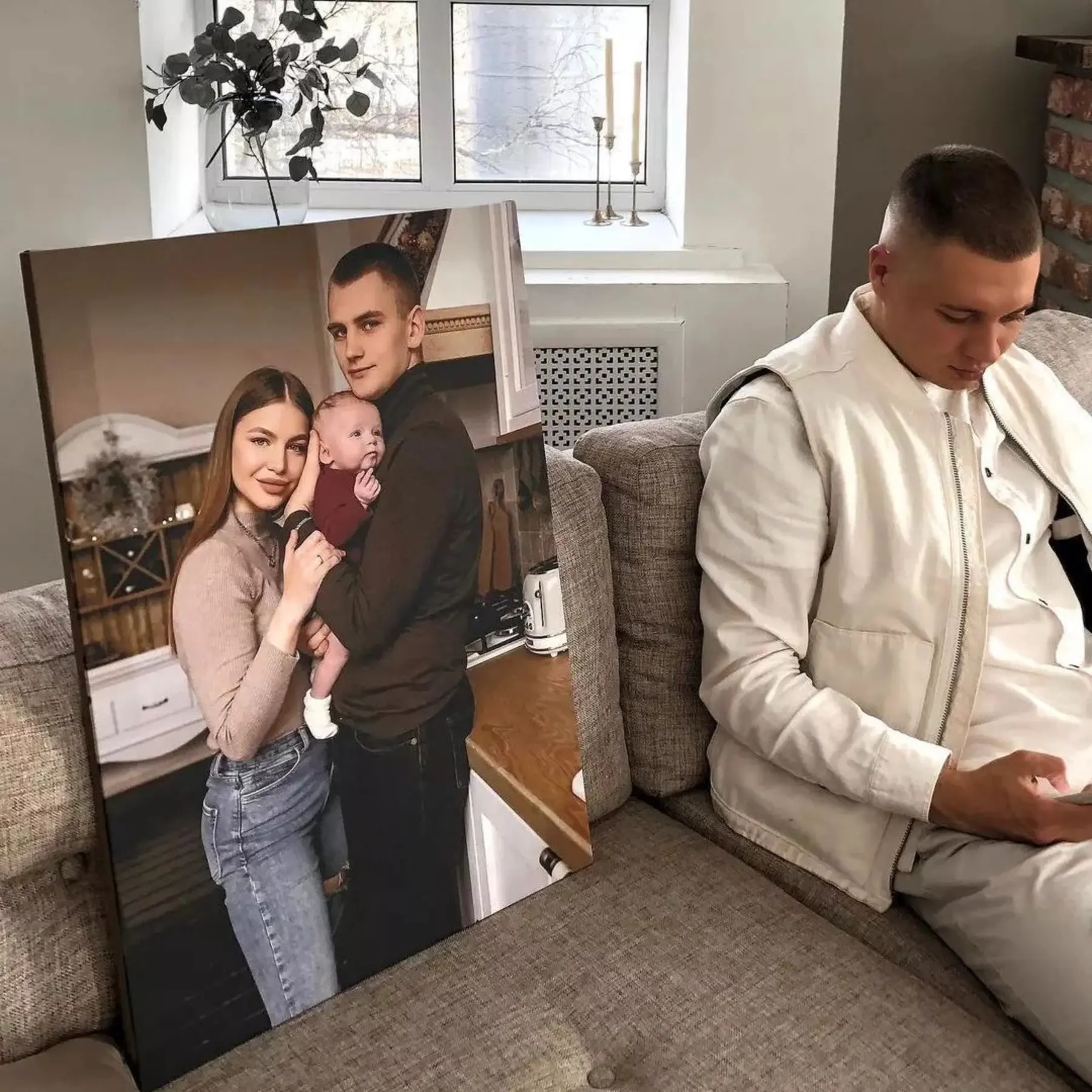 Obraz Twój portret na płótnie s34675