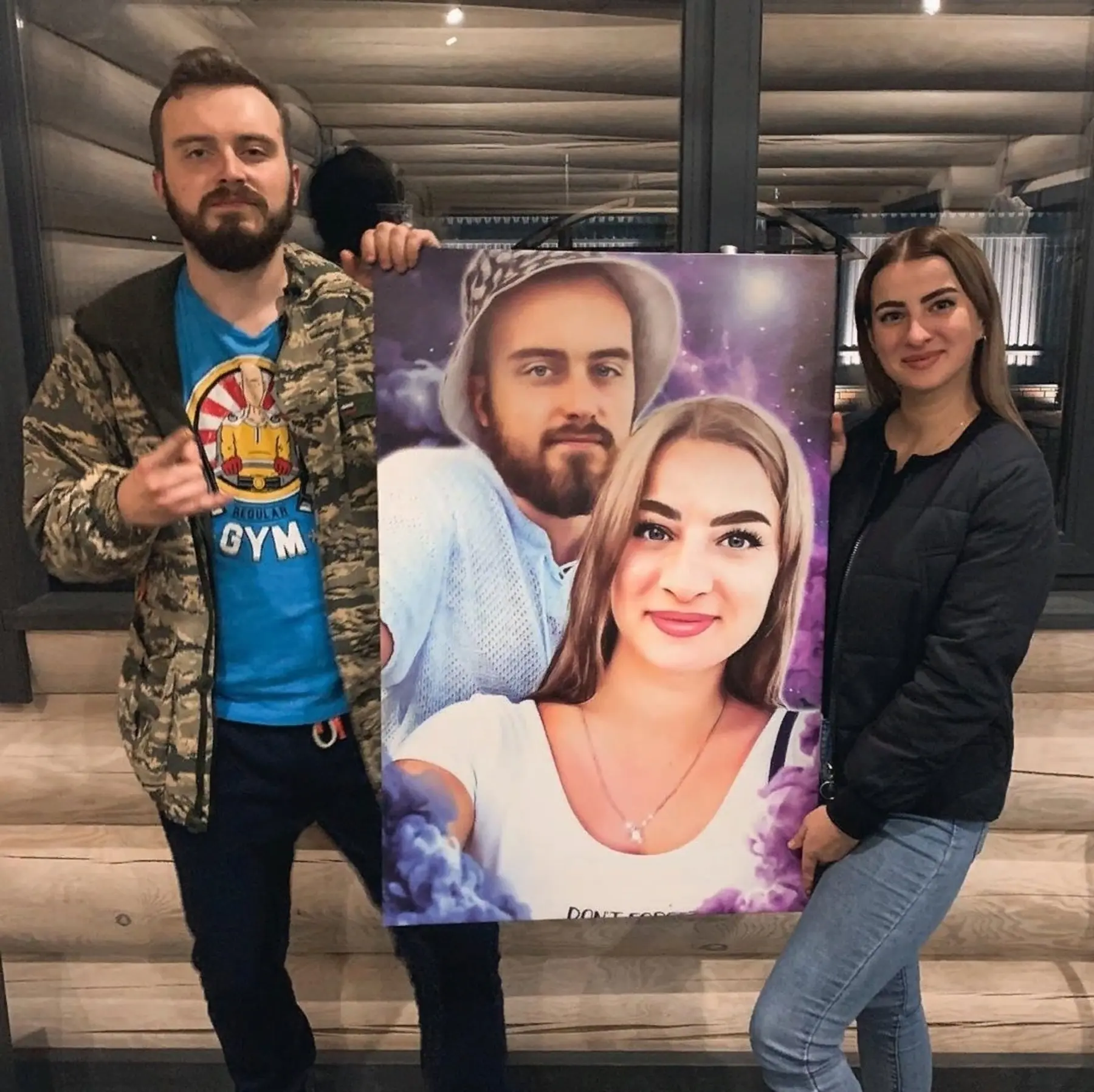Obraz Portret na płótnie s34684