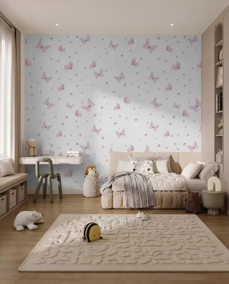 Fototapeta Małe różowe motyle u96109